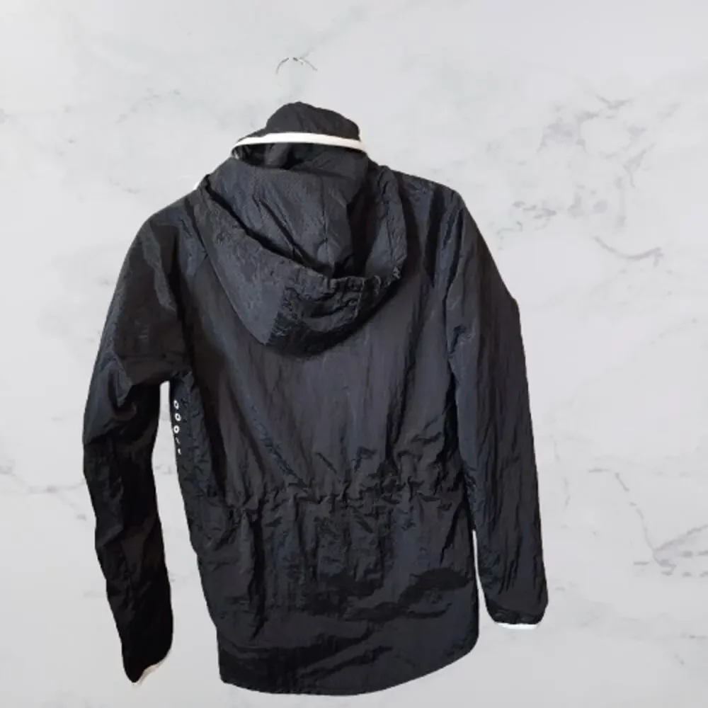 Nike Jacket Tech Aeroshield Moto Cape Black/White Women Small